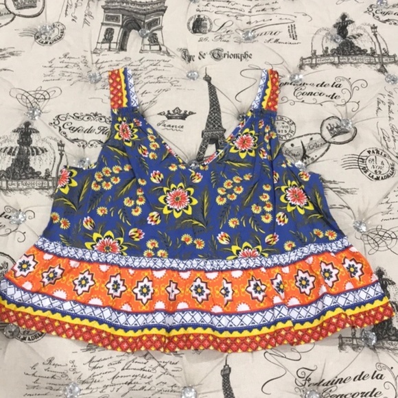 JOIE Chinaru Floral Peplum Cotton Top - Picture 6 of 8